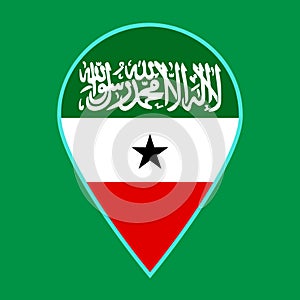 Republic of Somaliland flag icon travel vector