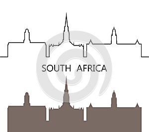 Republic of South Africa logo. Set