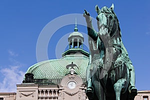 Republic Square, Prince Mihailo Monument, Belgrade