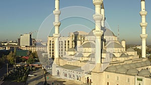 The Republican Central Mosque named after Imam Al Sarakhsi. The largest Islamic religious building in Central Asia.