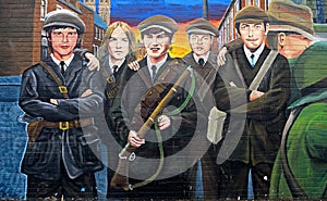 Republican mural, Belfast, Northern Ireland