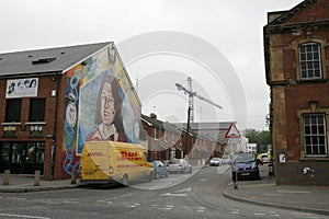 Republican mural of Bobby Sands, Belfast.