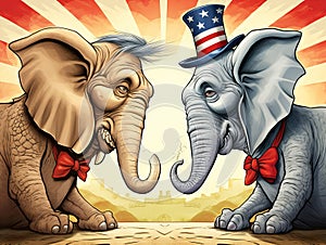 Republican party face-off