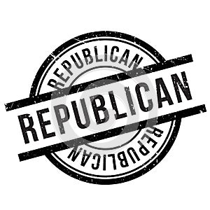 Republican stamp rubber grunge