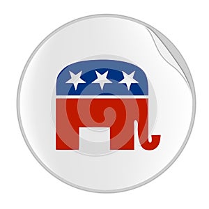 Republicans logo sticker