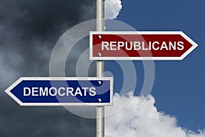 Republicans versus Democrats