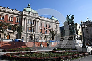 Republics square in Belgrade, Serbia