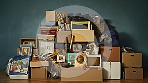 repurpose box of stuff