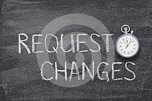 Request changes watch