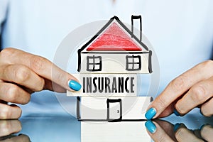 Request or demand for payment under the house insurance policy photo
