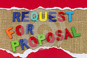 Request for proposal rfp business strategy procurement process