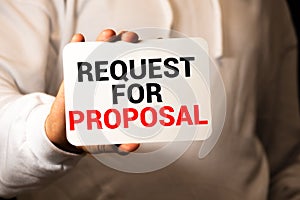 request for proposal RFP concept