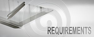 REQUIREMENTS Business Concept Digital Technology.