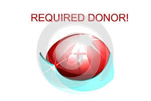 Requires a donor. Erythrocytes of the donor