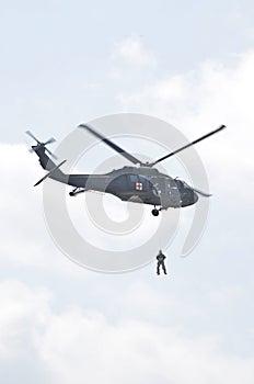 Rescue Blackhawk helicopter