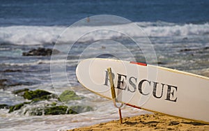 Rescue Board - Sandy's Beach Oahu, Hawaii