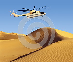 Rescue on dunes