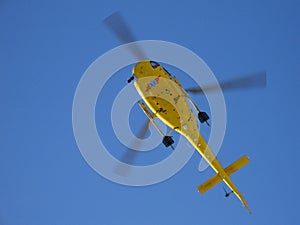 Rescue helicopter