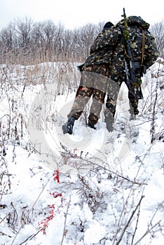 Rescue of injured of soldier