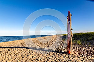 Rescue station on the beaches of Chappaquiddick