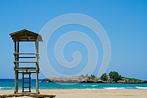 Rescue tower on the beach