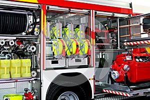 Rescue vehicle equipment