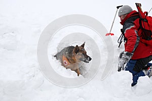 Rescuer from the Mountain Rescue Service at Bulgarian Red Cross