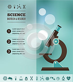 Research, Bio Technology and Science infographic