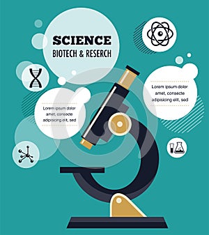 Research, Bio Technology and Science infographic