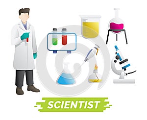 Scientist design element