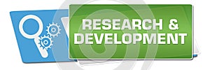 Research And Development Green Blue Rounded Horizontal