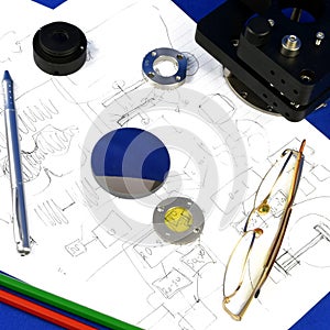 Research and development process in physics and optics