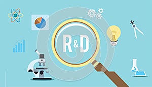 Research and development r d concept innovation