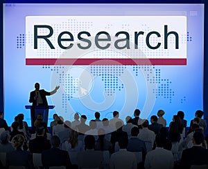 Research Education Exploration Information Concept