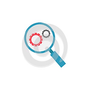 Research optimization flat icon