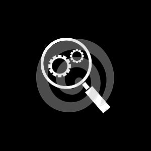 Research optimization solid icon