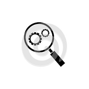 Research optimization solid icon