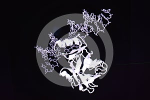 Research in the proteomics.