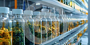 Research room extracts chemicals from marijuana to make medicine for medical use