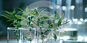 Research room extracts chemicals from marijuana to make medicine for medical use