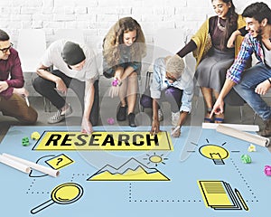 Research Searching Search Study Researcher Concept