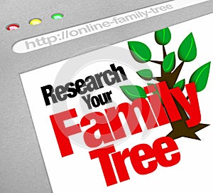 Research Your Family Tree Online Website Research Database