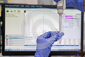 The Researcher measuring the sample was aspirated using vertically pipette and does not touch the sides of the microtube. Before