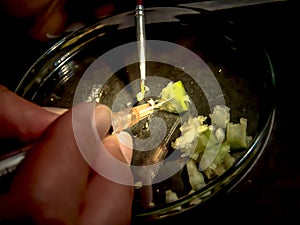 Researcher performs an analysis of plants and fungi in a semi-arid Embrapa laboratory, Brazilian Agricultural Research Corporation