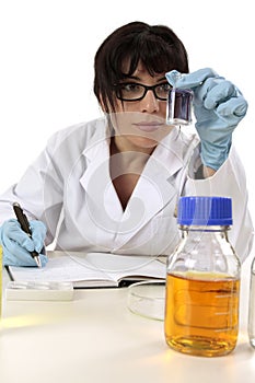 Researcher at work photo