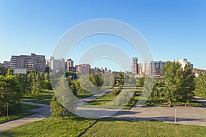 Resedential buildings of Novosibirsk city