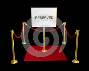 Reserved area