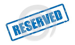 Reserved ink stamp