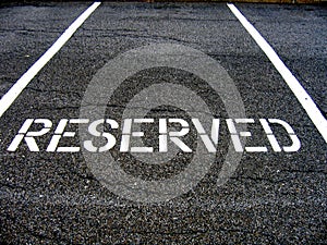 Reserved for car parking