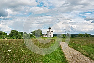 Reserved meadow near Church